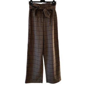 Forever21 NWOT plaid wide-leg pants,XS